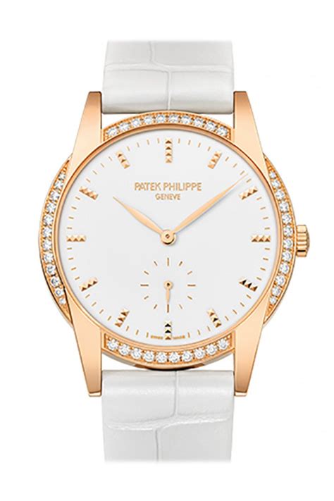 patek philippe 7122200r|Patek Philippe Calatrava Ladies Hand Wond Leather Watch 7122 .